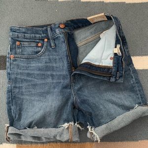 Madewell High-Rise Denim Shorts Size 27 NEW WITH TAGS